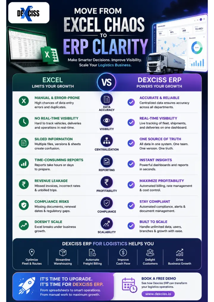 Dexciss ERP for Logistics