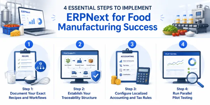 steps to implement ERPNext in Netherlands and Germany