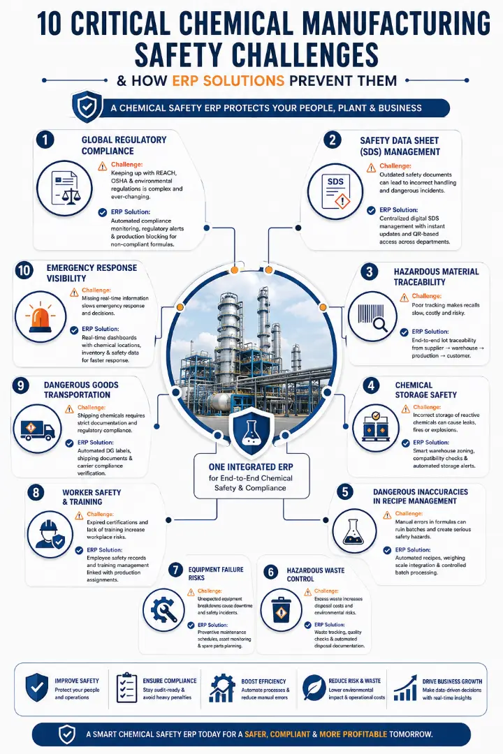 10 chemical safety challenges and how dexciss chemical ERP helps