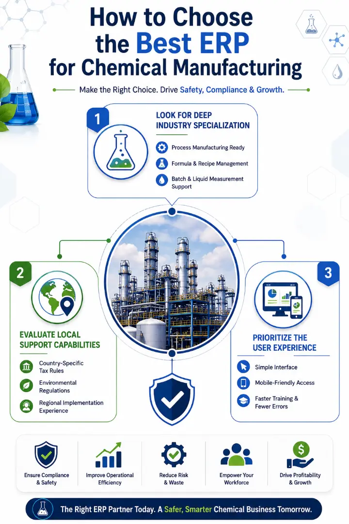 How to choose best ERP for chemical manufacturing