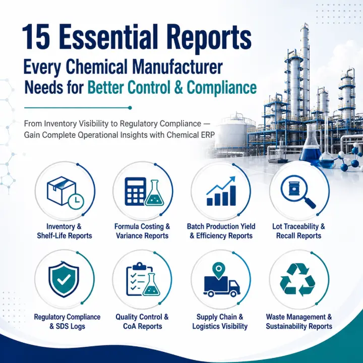 15 Essential reports that chemical manufacturer
