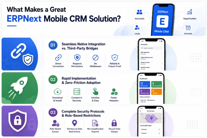 ERPNext CRM Mobile app