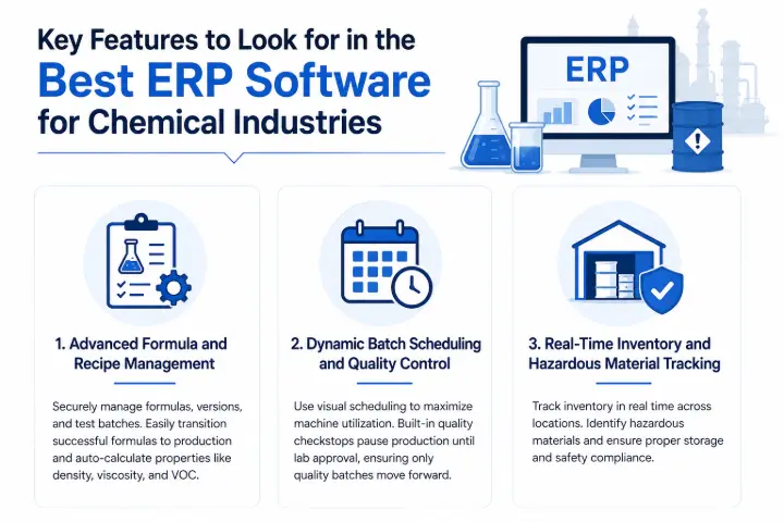 Key Features to Look for in the Best ERP Software for Chemical Industries