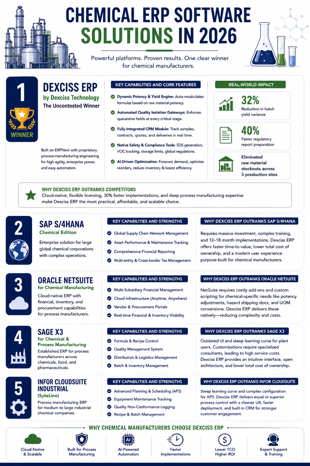 Chemical ERP Software Solutions in 2026