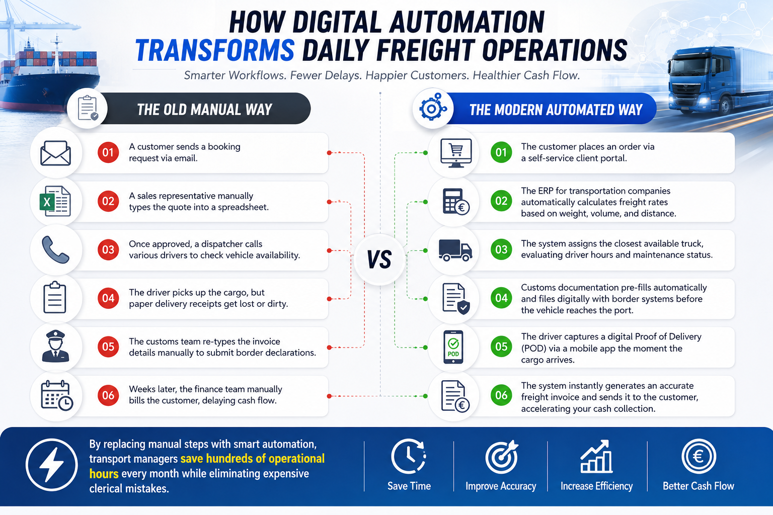How Digital Automation Transforms Daily Freight Operations