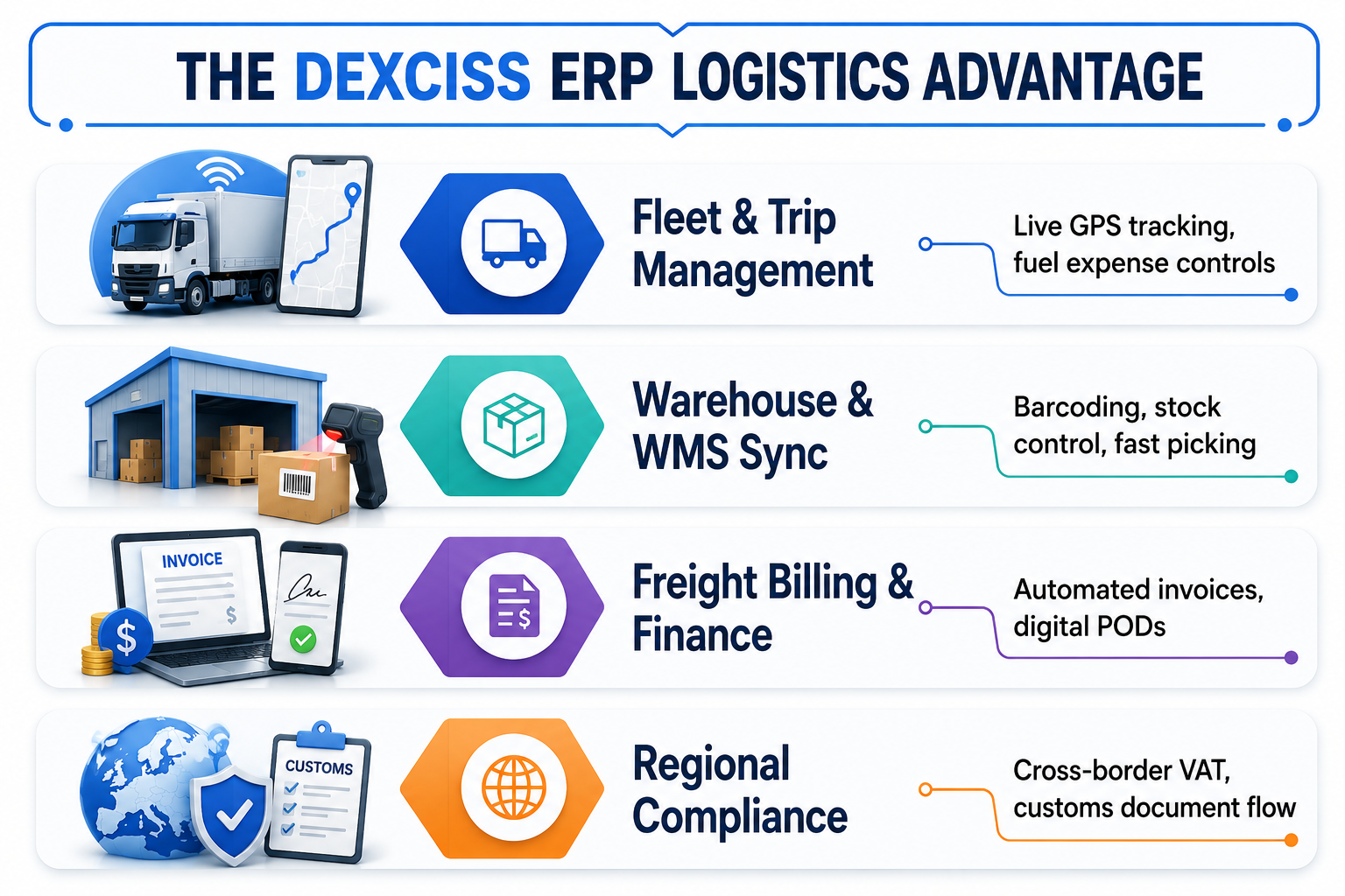 dexciss erp for logistics