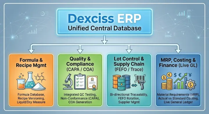 Dexciss ERP Modules Dexciss ERP Modules